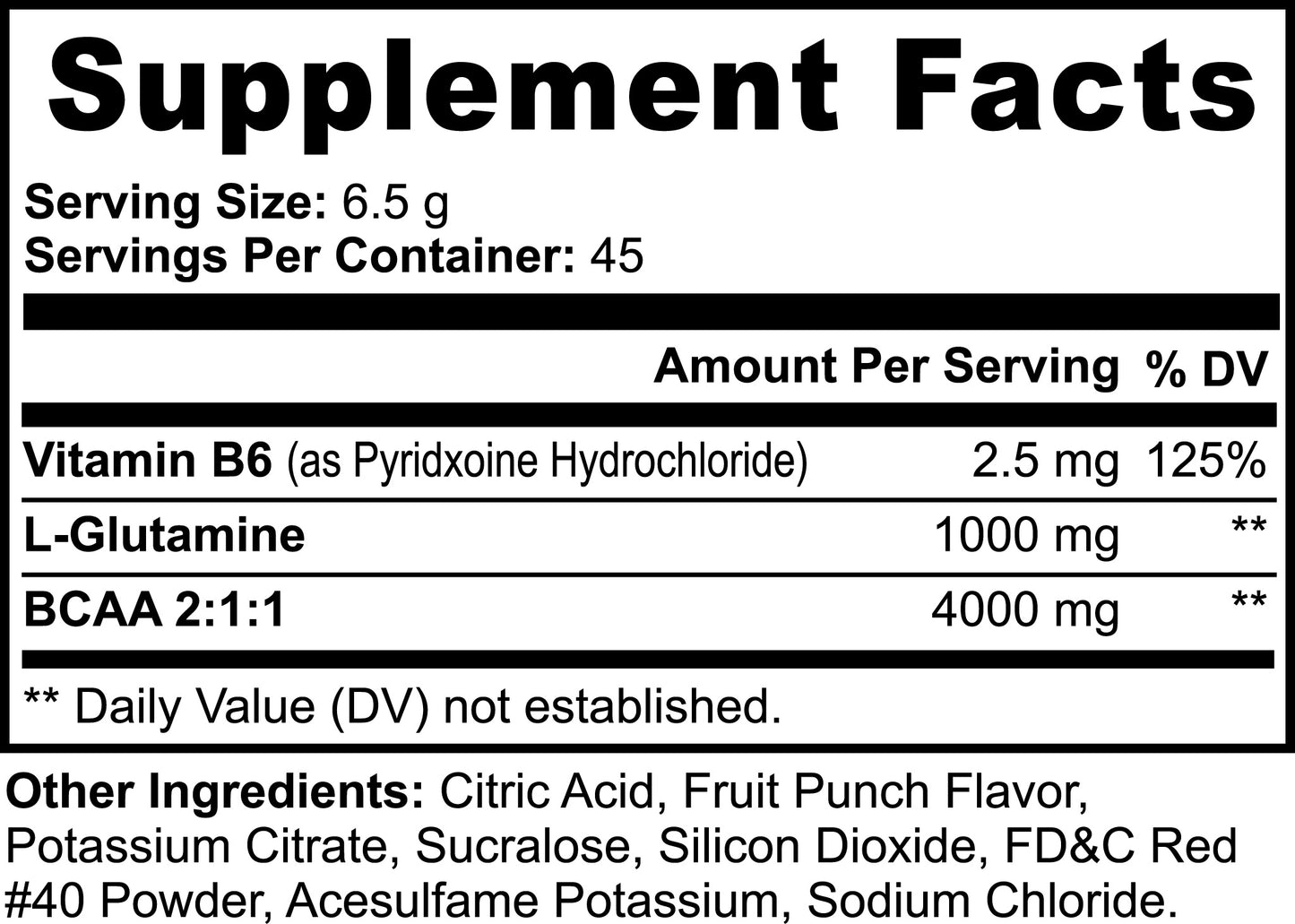 Vendercart® BCAA – Shok Powder – IRONGEIST Selection