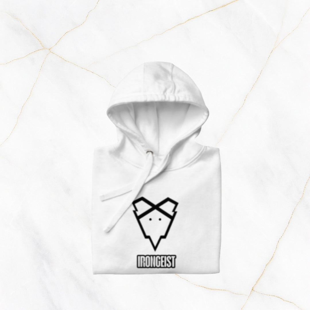 IRONGEIST® Hoodie – Momentum Drop White
