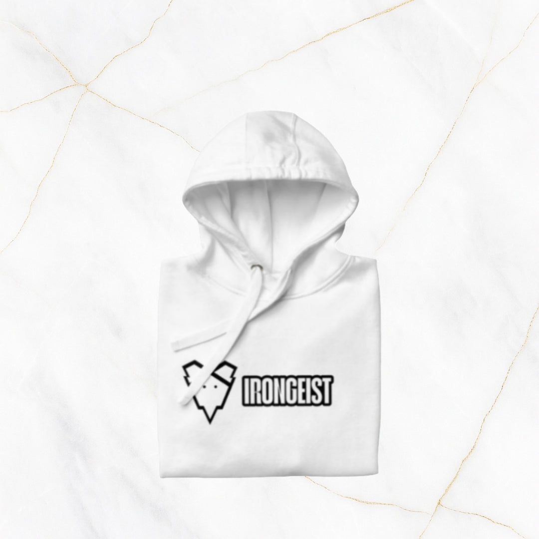 IRONGEIST® Hoodie – Core Edition White