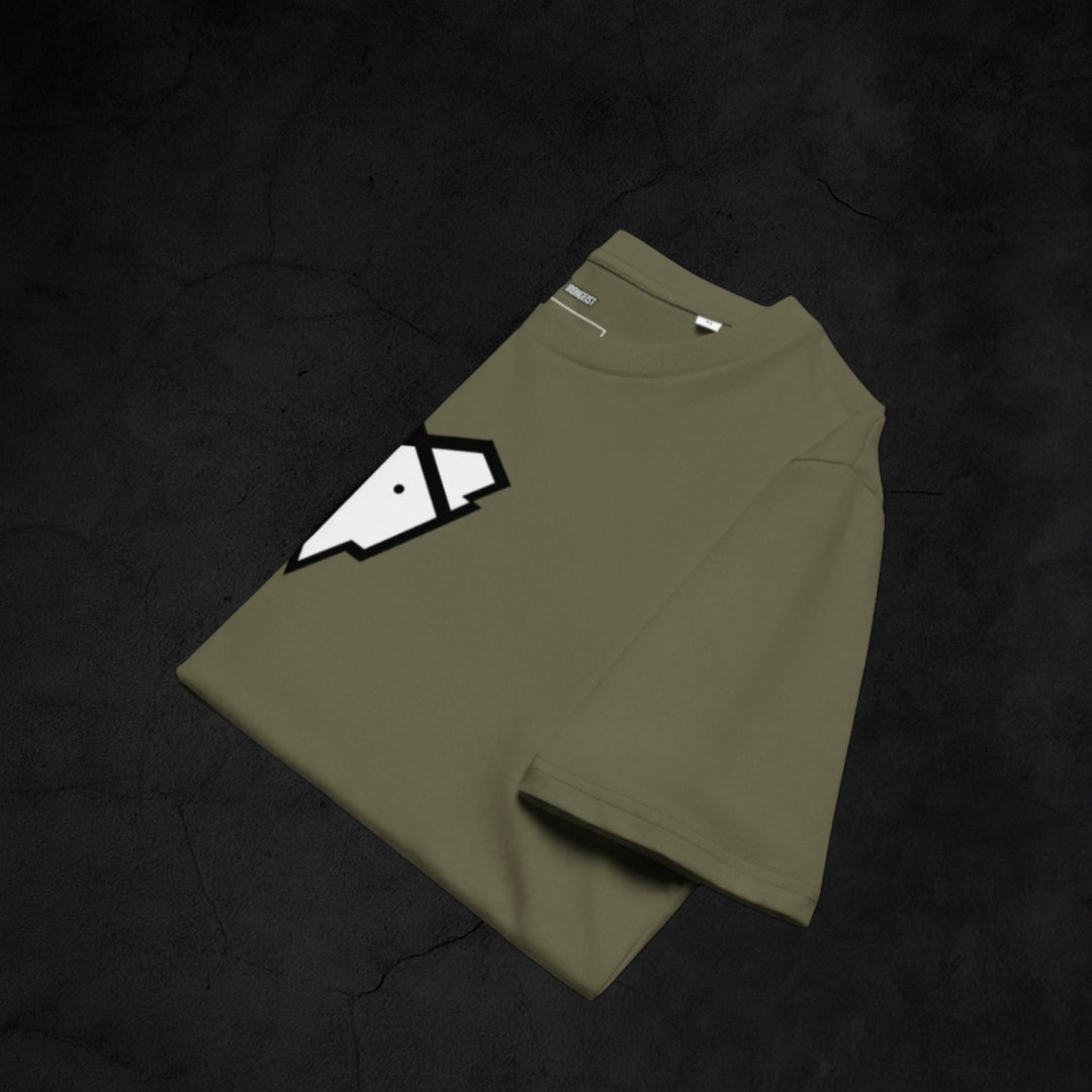 IRONGEIST® T-shirt – Emblem Drop Olive Green