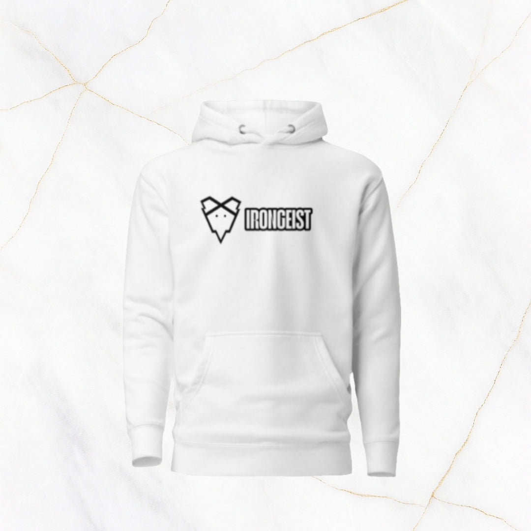 IRONGEIST® Hoodie – Core Edition White