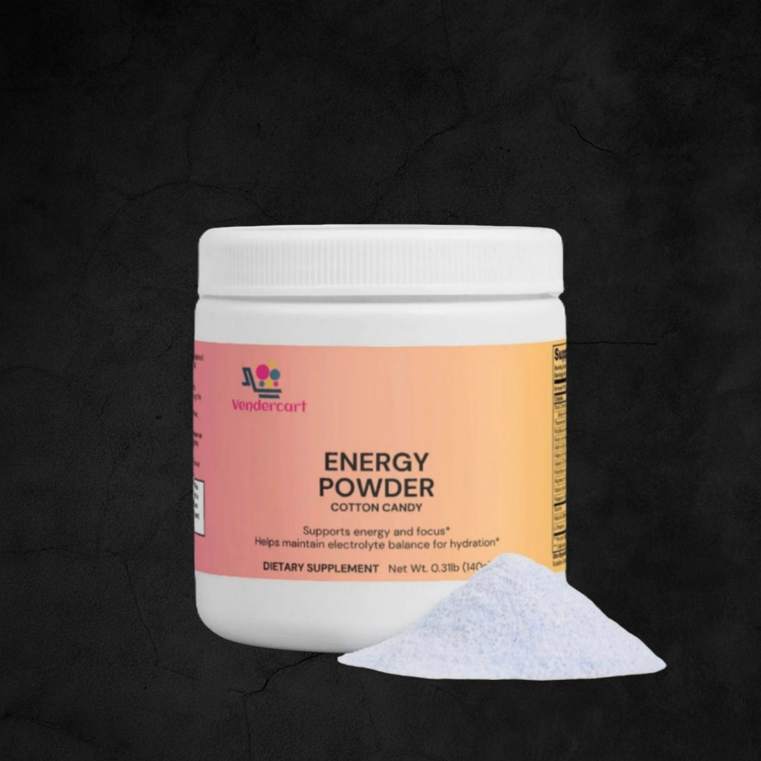 Vendercart® Energy Powder - Cotton Candy - IRONGEIST Selection