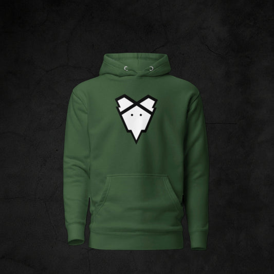 IRONGEIST® Hoodie - Emblem Drop Green