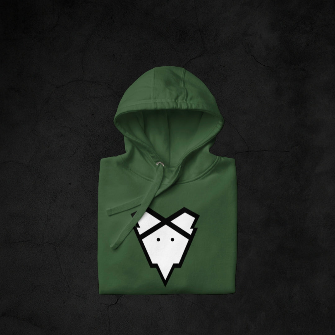IRONGEIST® Hoodie - Emblem Drop Green