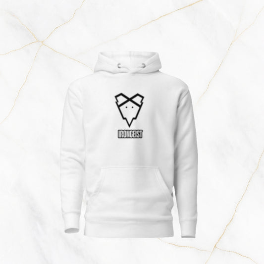 IRONGEIST® Hoodie – Momentum Drop White